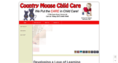 Desktop Screenshot of countrymousechildcare.com